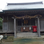 厳島神社　災害復興記念碑
